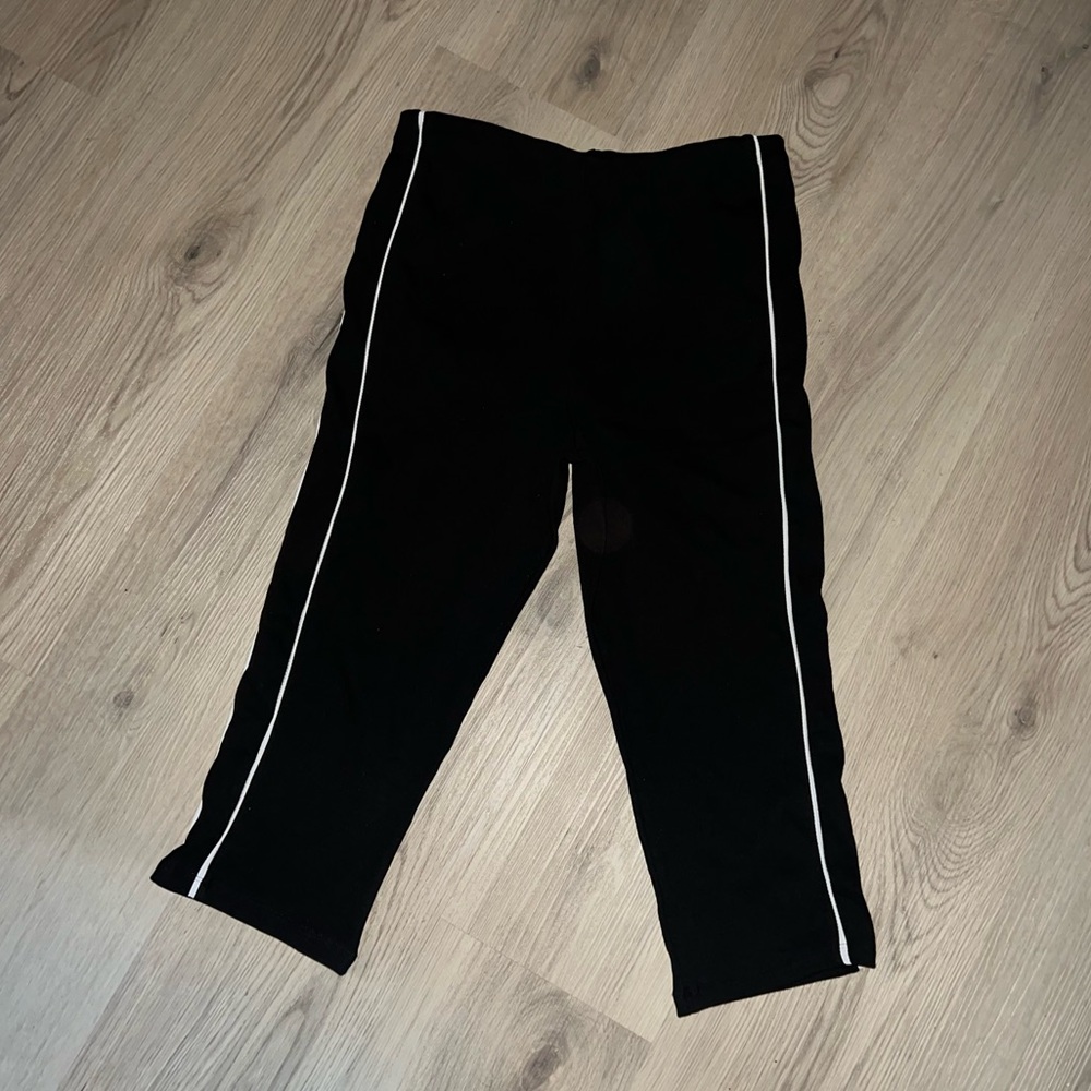 ASOS DESIGN Ribbed Capri Pants with Contrast Piping Size S NWT - Picture 1 of 9